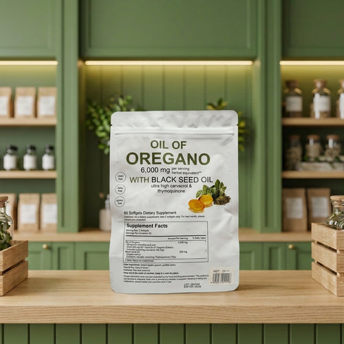 Cápsulas de Aceite de Orégano con Semilla Negra